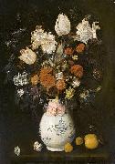 Judith leyster Flowers in a vase. oil